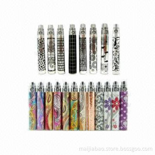 Engraved/Embossed EGO-K/Q Electronic Cigarette Batteries with 650/900/1,100mAh Battery Capacity